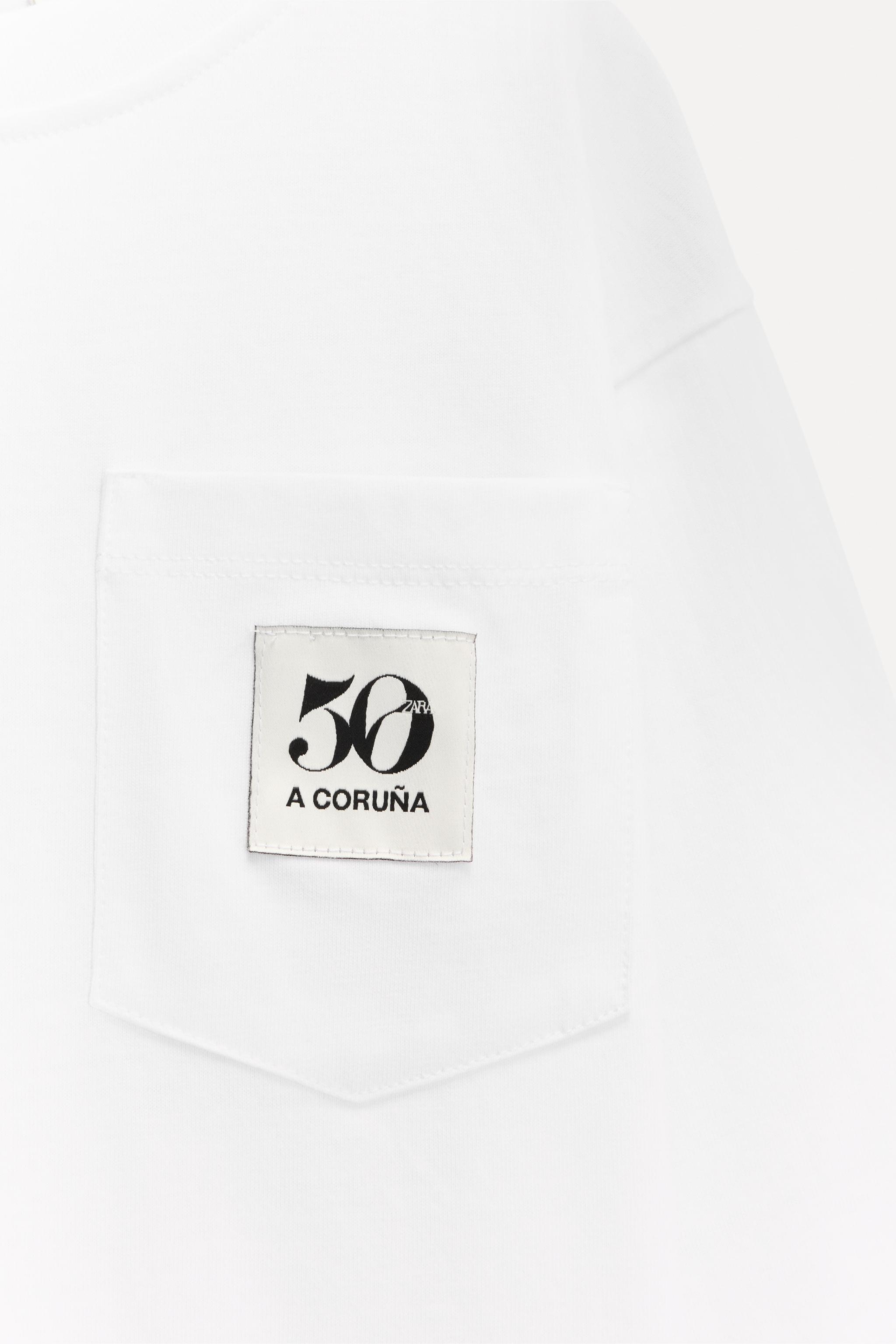 6-14 ANS/ T-SHIRT À POCHE ÉTIQUETTE 50TH ANNIVERSARY