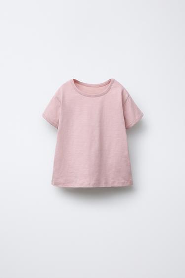 CAMISETA VOLANTE ESPALDA - Rosa de Zara