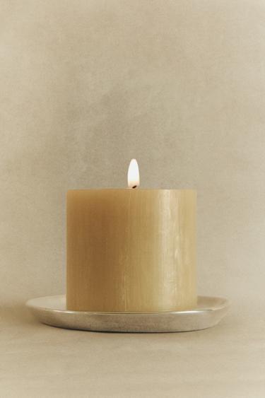 SILVER ALUMINIUM TEALIGHT HOLDER - Silver by Zara - Image 5