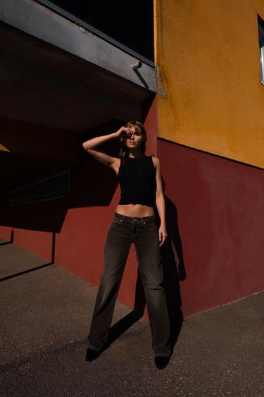 Zara RIB TOP - Black