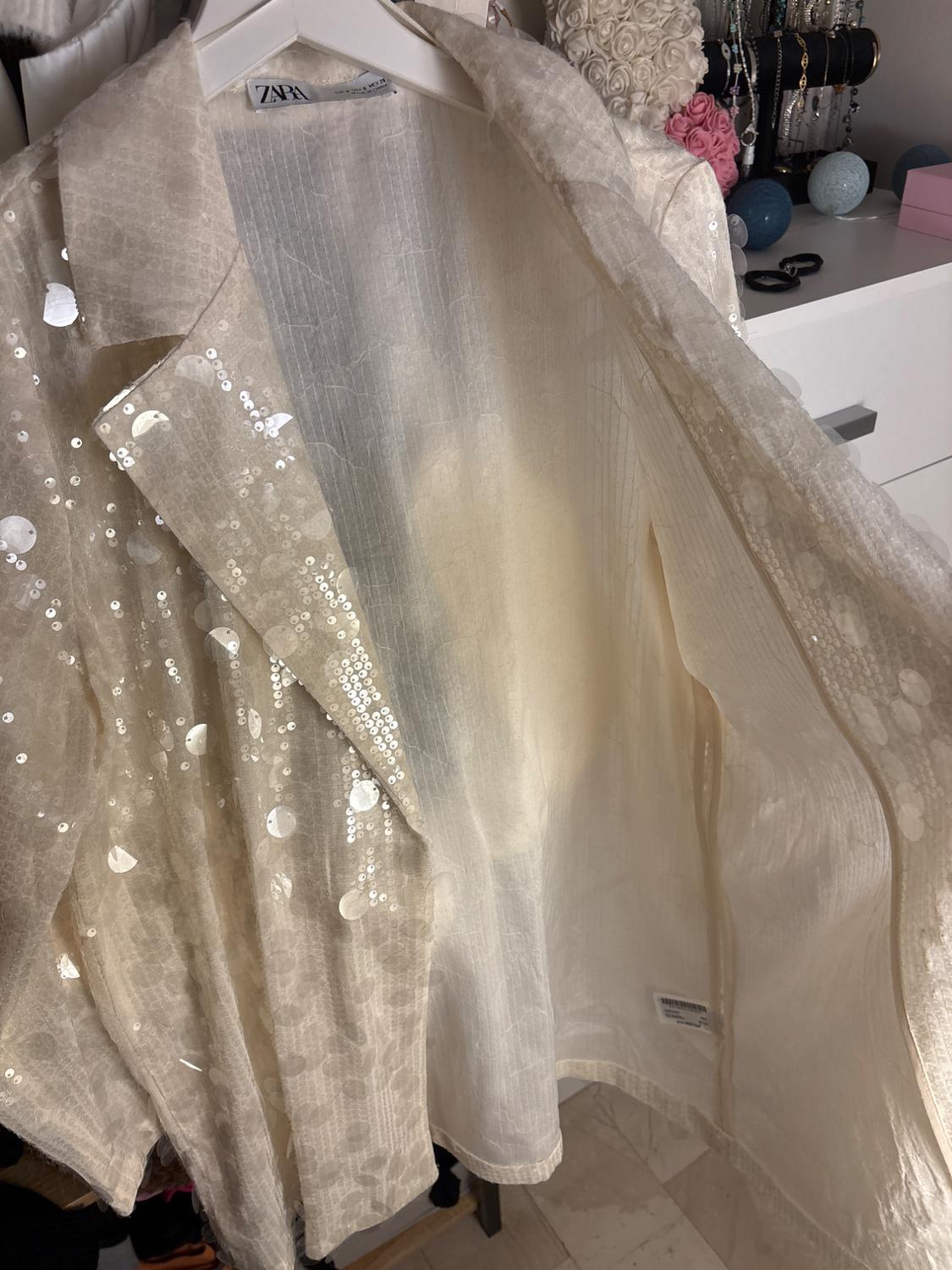 OPEN BLAZER WITH SEQUINS - Image 6
