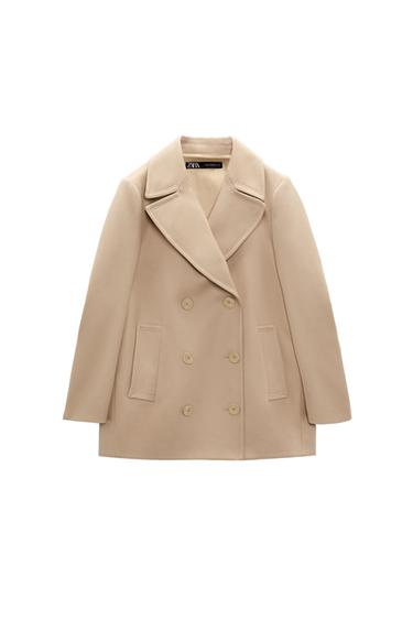 SHORT DOUBLE-BREASTED COAT