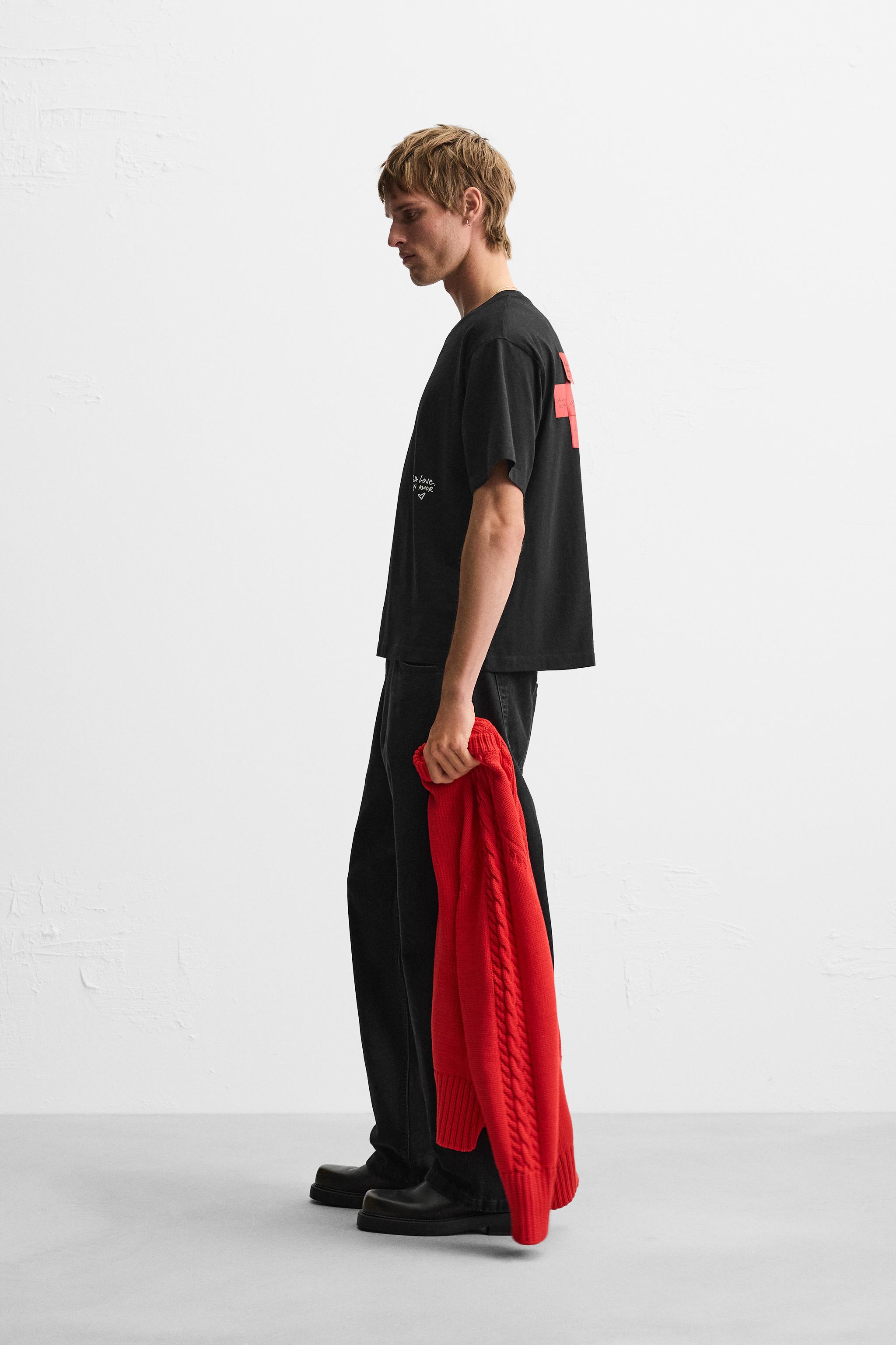 LIMITED EDITION NOTES PRINT T-SHIRT - Black | ZARA United States
