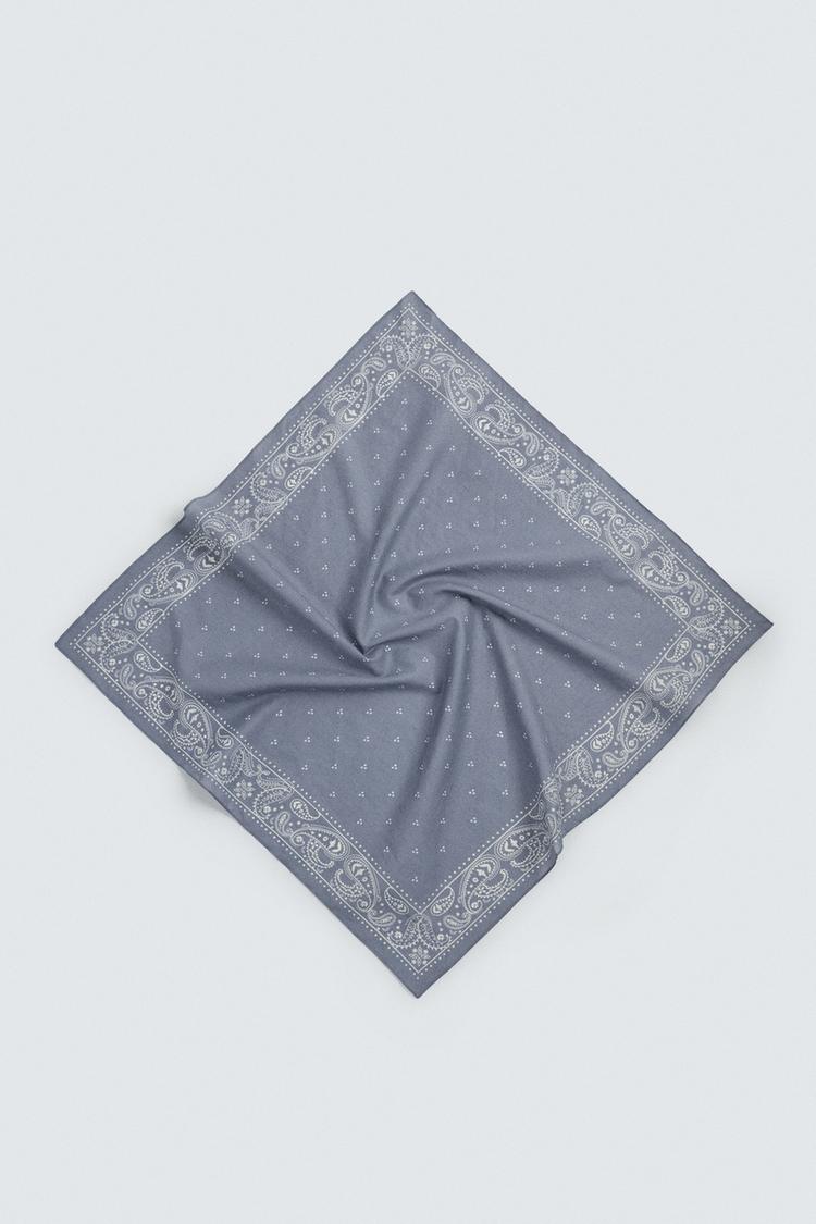 ZARA PAISLEY PRINT BANDANA