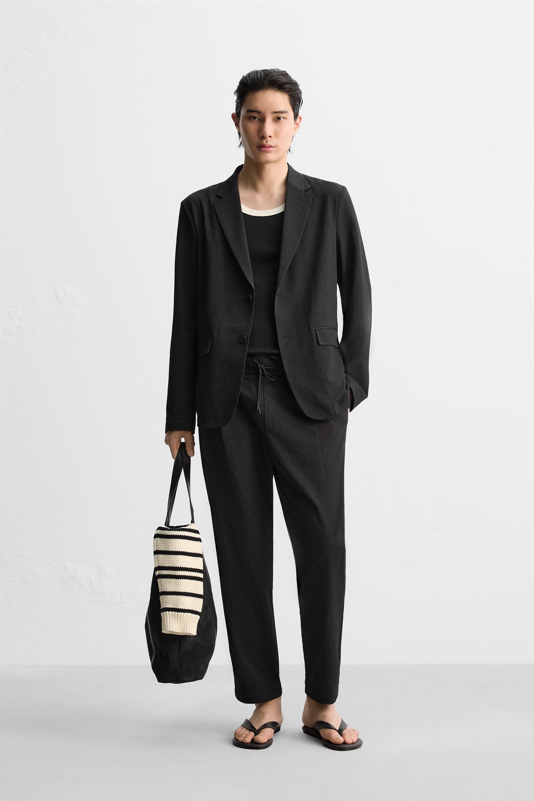 コンフォートスーツブレザー - 濃青 | ZARA Japan / 日本