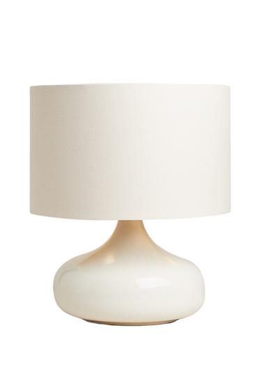 LÁMPARA MESA BASE CERÁMICA - Crudo de Zara