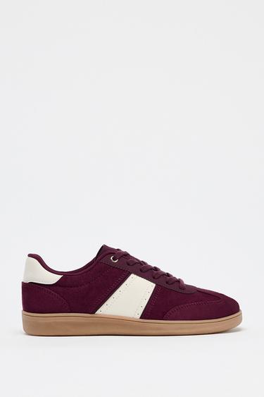 TRAINERS - Burgundy Red by Zara - Image 0
