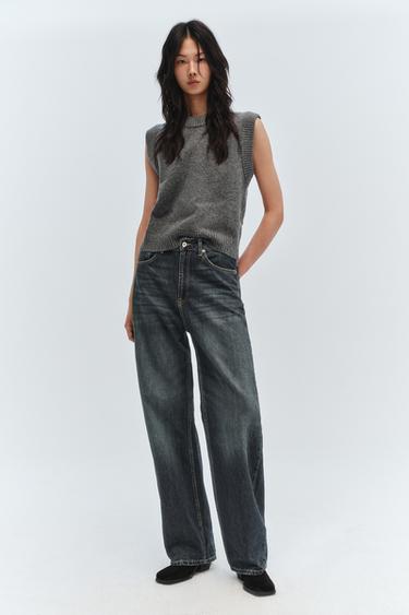 SOFT KNIT VEST - Mid-grey by Zara