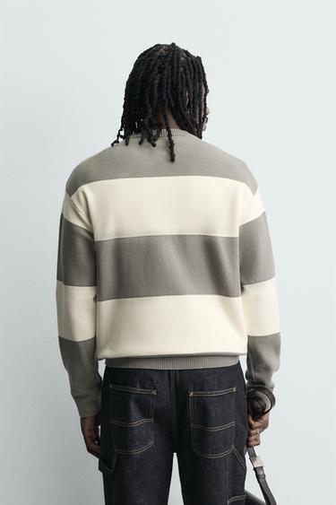 PULL STRUCTURÉ DOUX - rayures de Zara - Image 2
