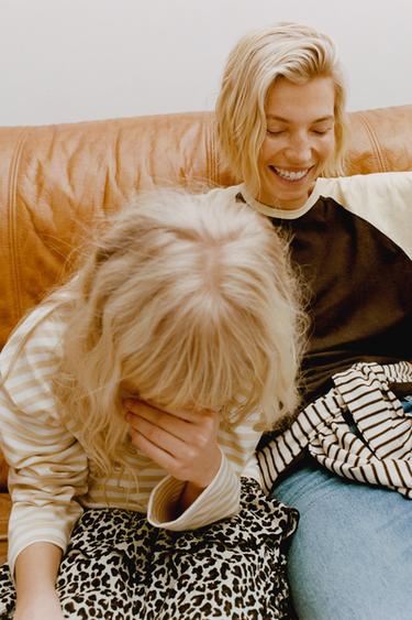 FALDILLA BERMUDES AMB ESTAMPAT ANIMAL PRINT - Leopardo de Zara