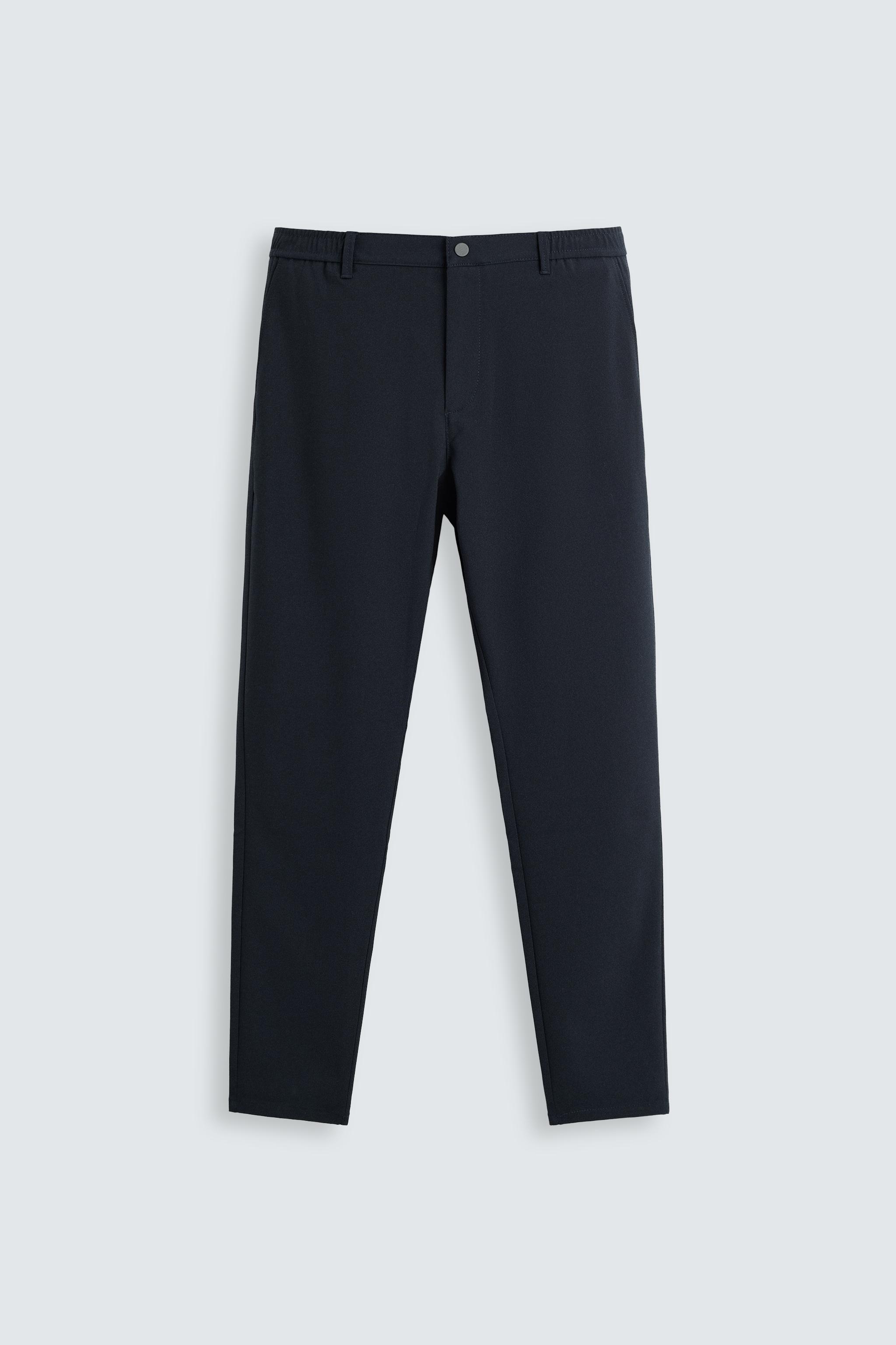 スリムフィットコンフォートパンツ - ネイビーブルー | ZARA