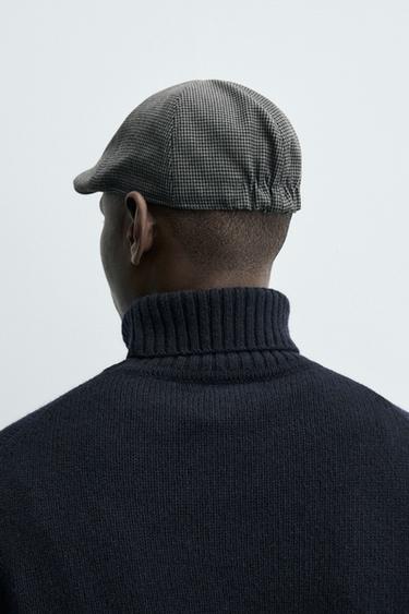 FLANNEL HOUNDSTOOTH BERET - various by Zara - Image 2