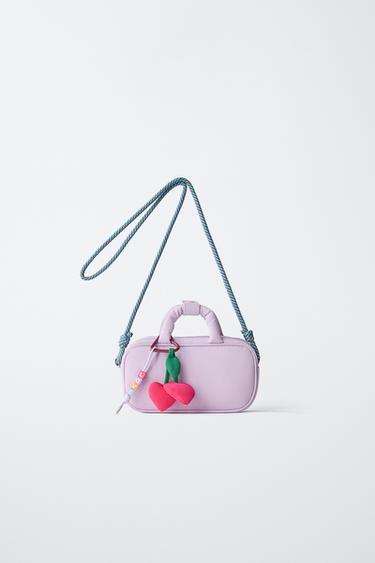 CHARM CROSSBODY BAG - Mauve Purple by Zara