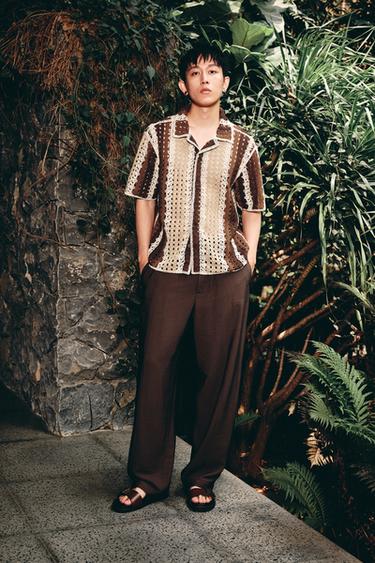 DOUBLE-STRAP SANDALS - Dark tan by Zara