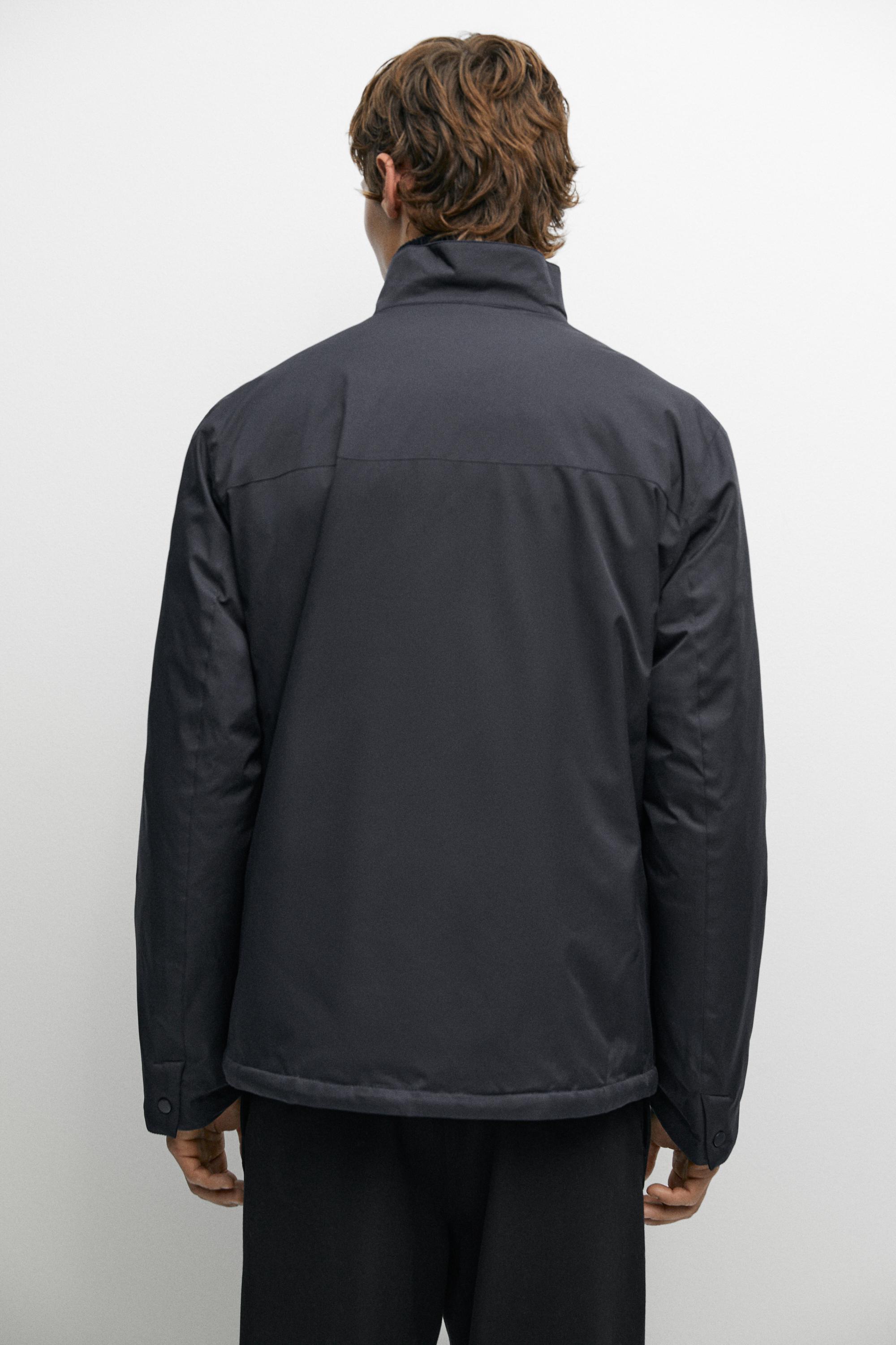 Stand-up collar down jacket