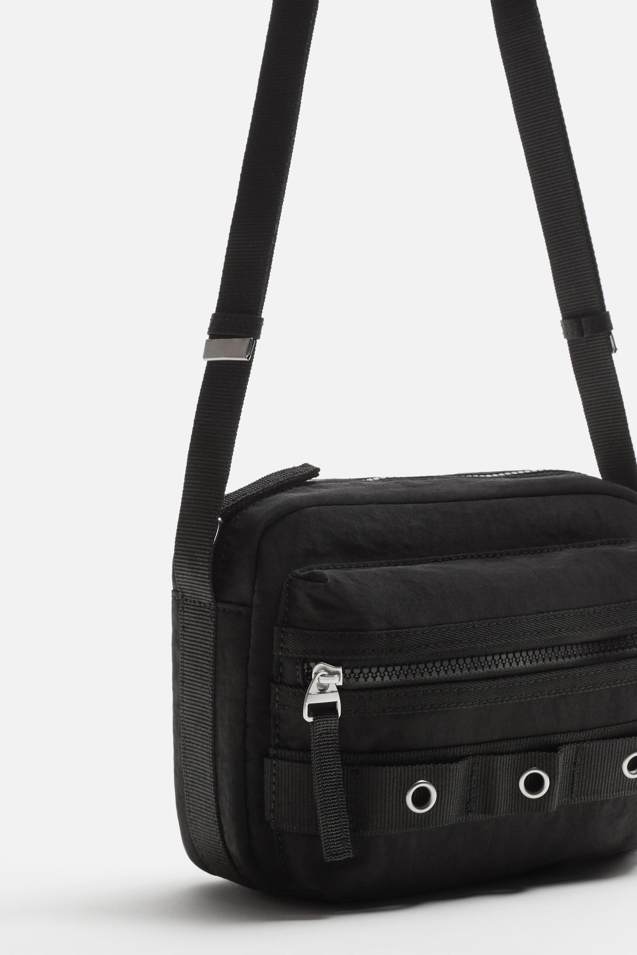 NYLON CROSSBODY BAG - Black | ZARA United States