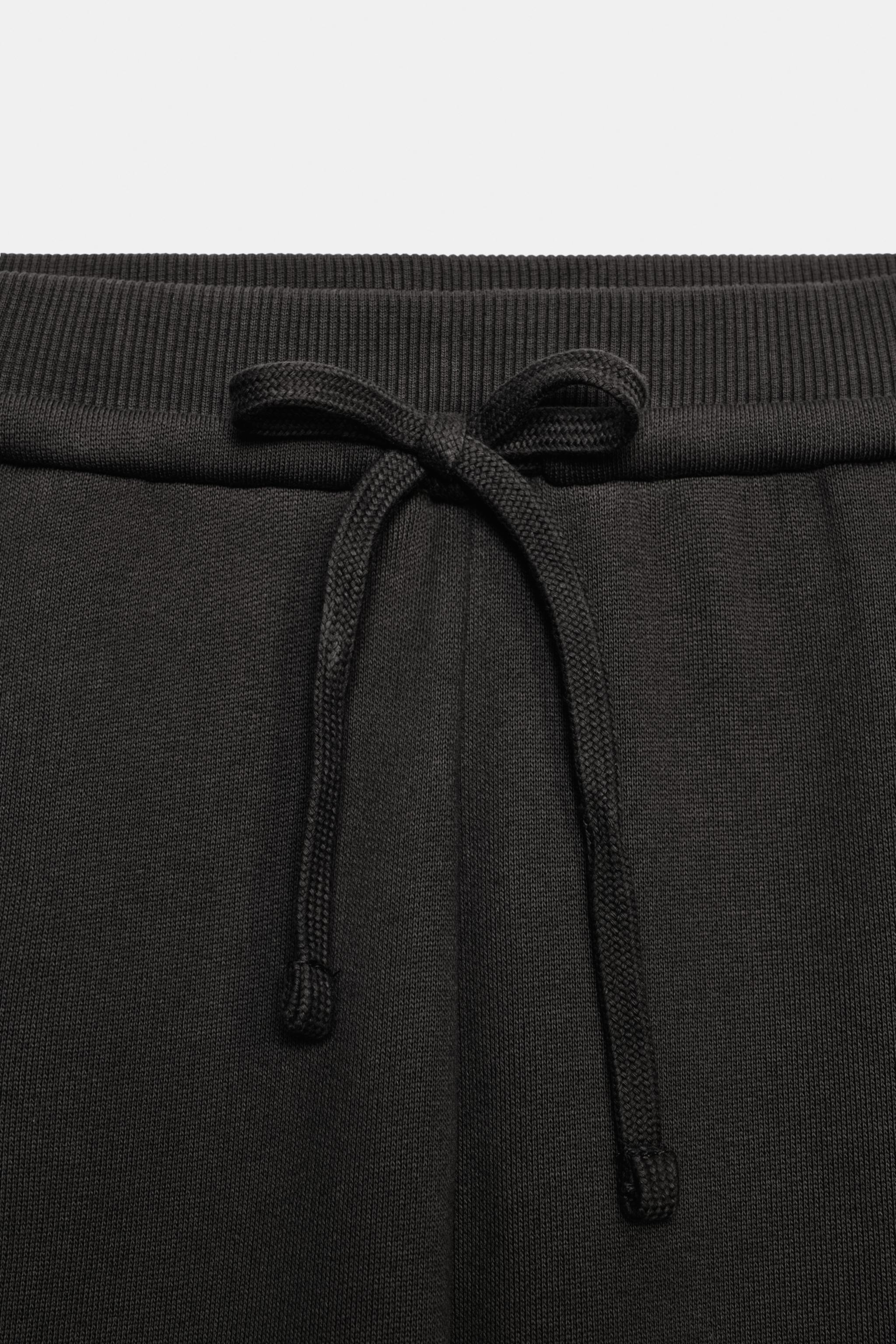 DRAWSTRING FLEECE PANTS