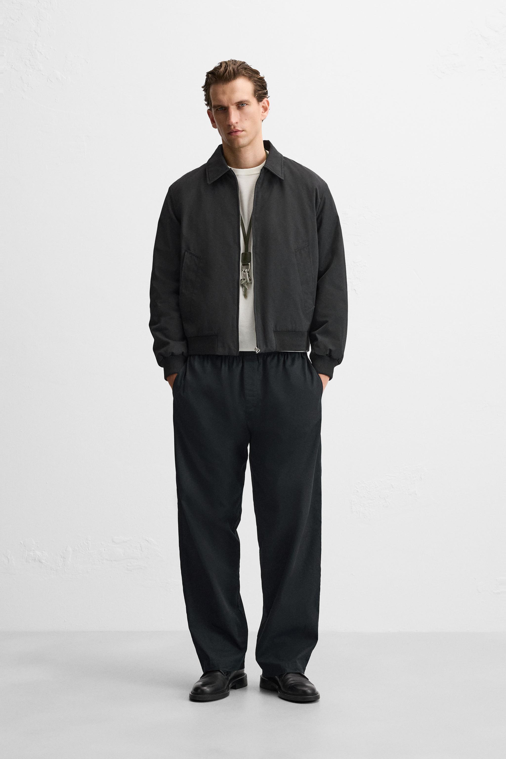 Basic zara man bomber jacket online