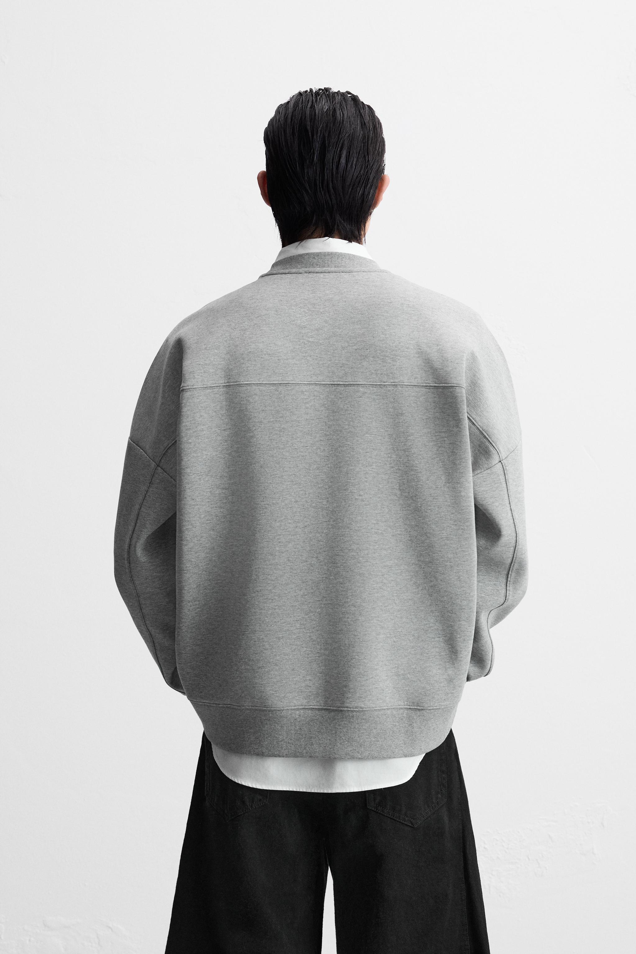 ソフト テクニカル スウェットシャツ - ブラック | ZARA Japan
