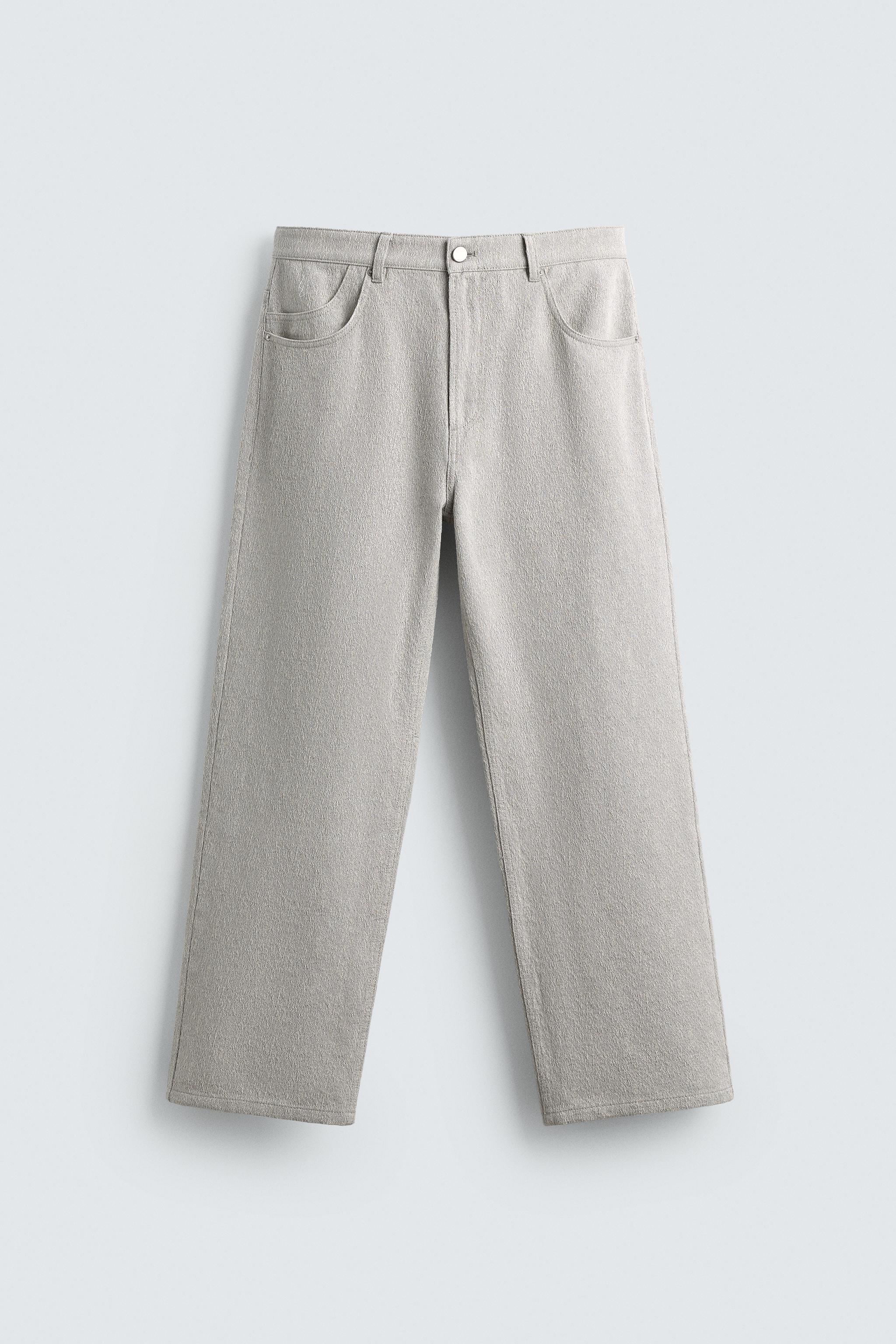 PANTALON STRAIGHT FIT JACQUARD