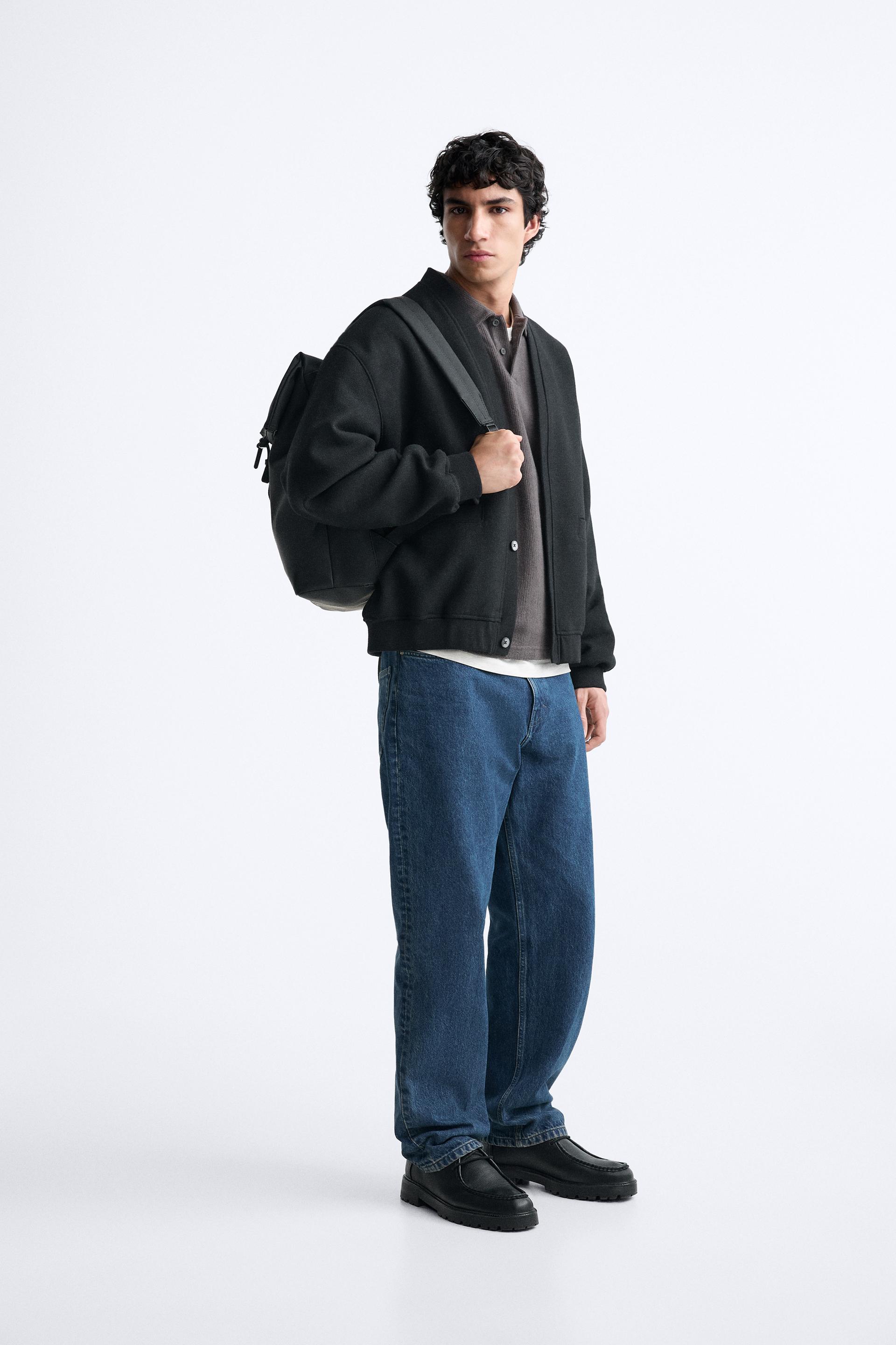 RUBBERIZED FLAP BACKPACK Black ZARA United States