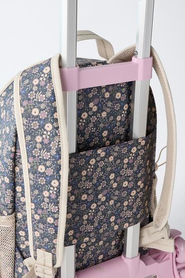 FLORAL SCHOOL BACKPACK - Blue by Zara - Image 3
