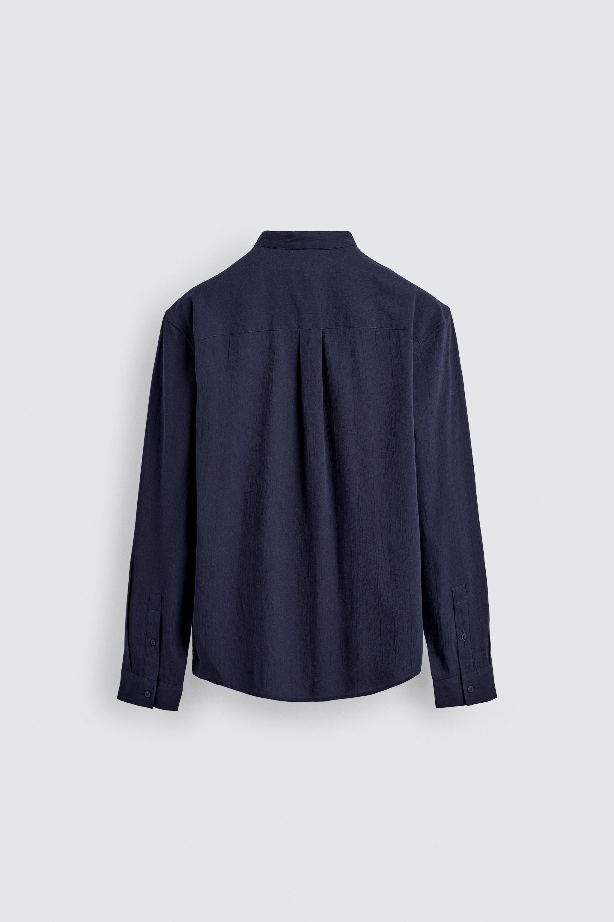 WRINKLE EFFECT POLO SHIRT