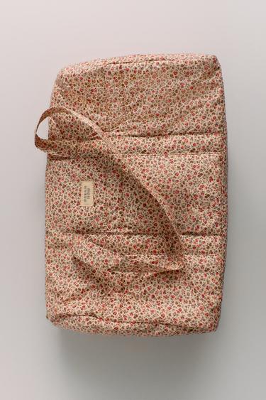 Zara FLORAL BOWLING BAG - Pink