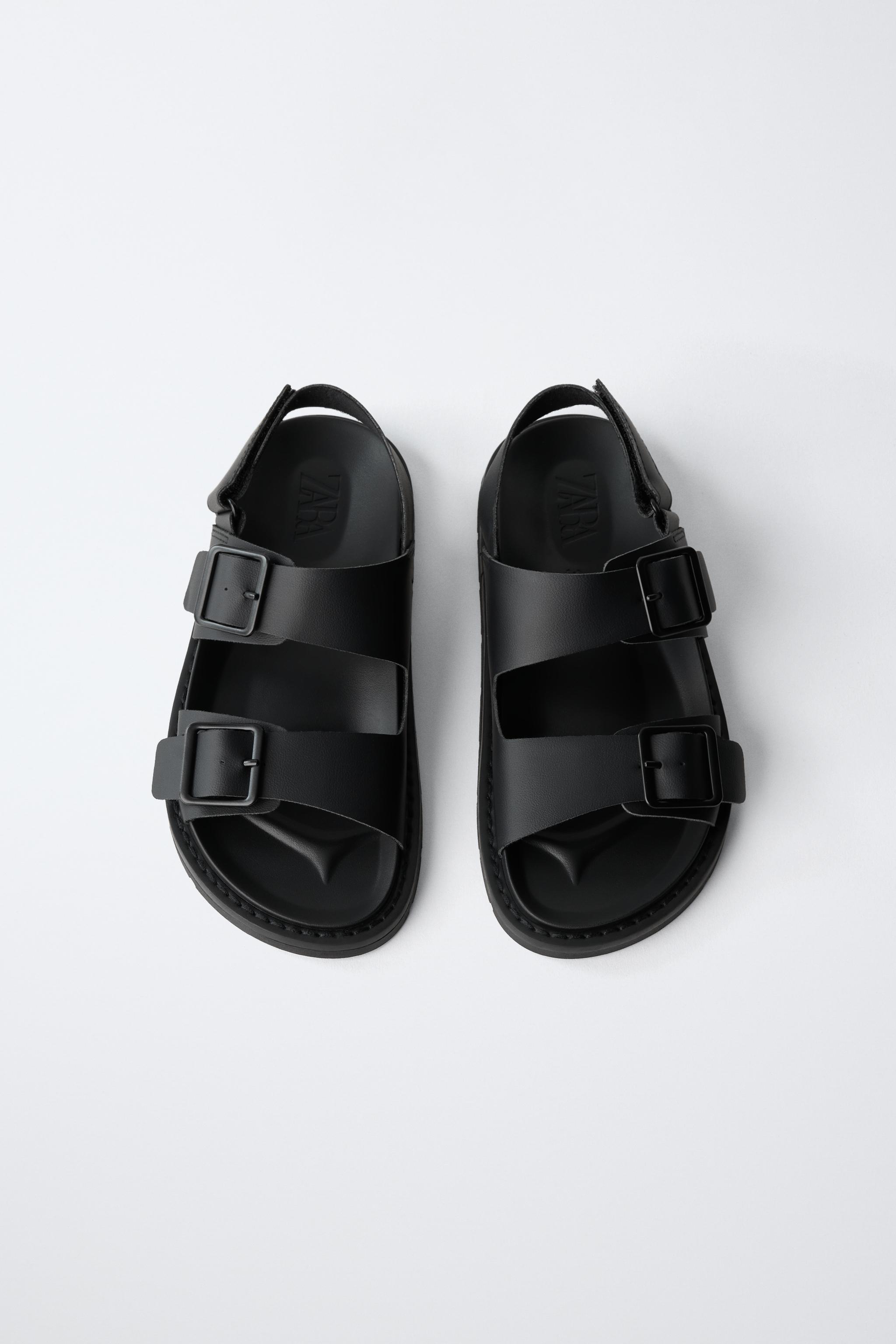 Детские сандалии Zara BUCKLED SANDALS — фото 4