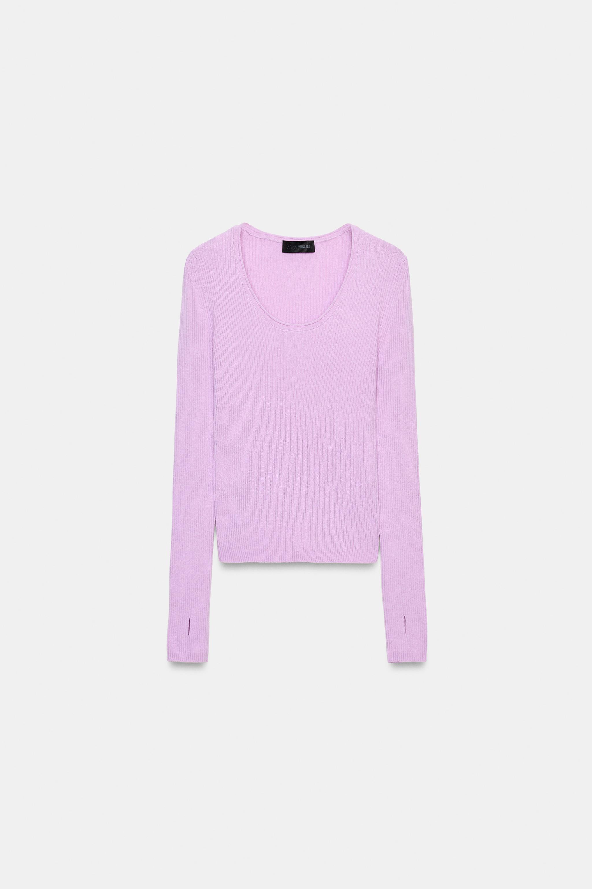 WOOL RIBBED JUMPER