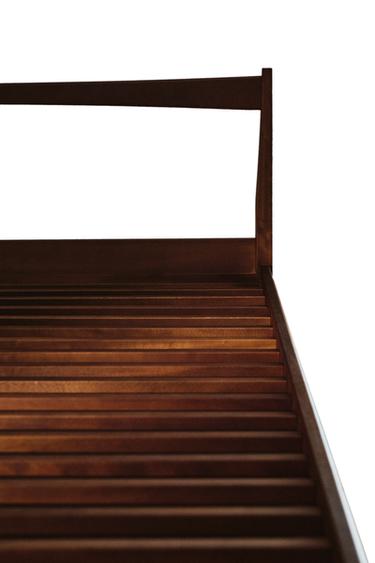 CADRE DE LIT AVEC TÊTE DE LIT - Marron de Zara