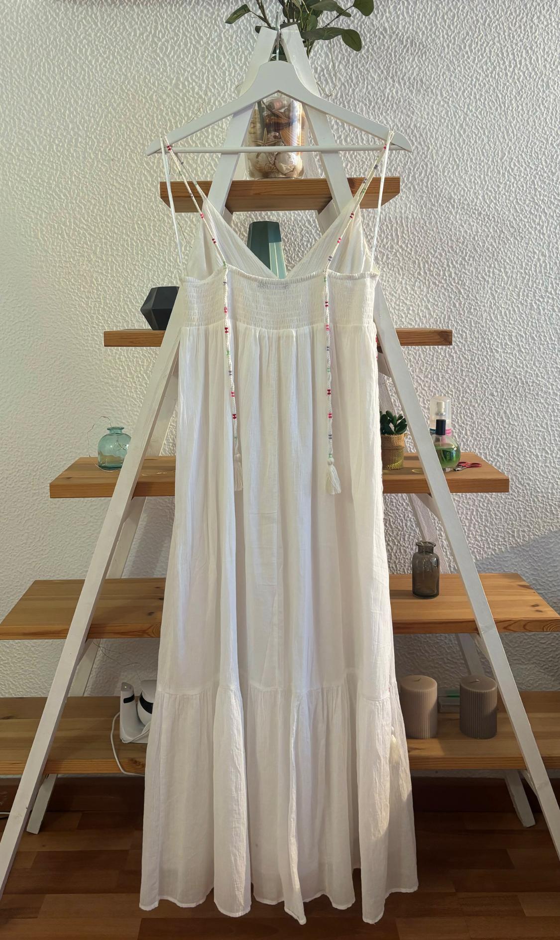 CHIFFON DRESS WITH TOPSTITCHING - Image 3