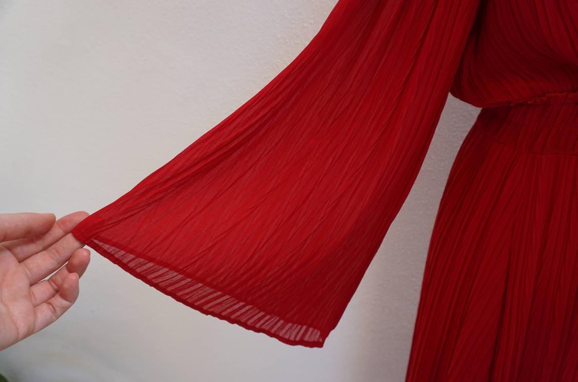 PLEATED MIDI DRESS - Image 5