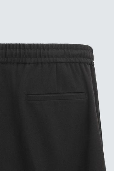 PANTALÓN CINTURA JOGGER CONFORT - Negro de Zara