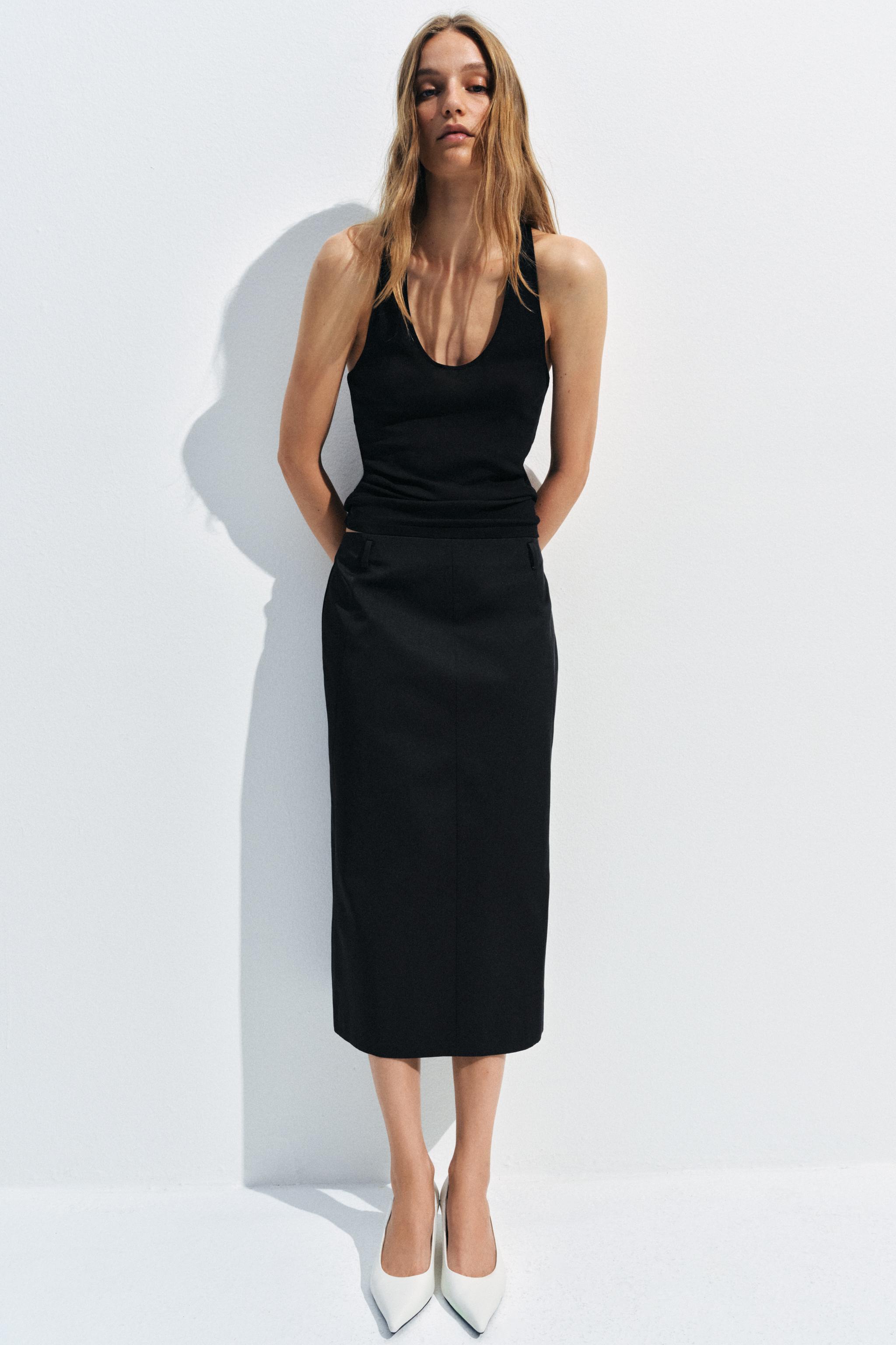 JUPE MIDI OUVERTURE ZW COLLECTION
