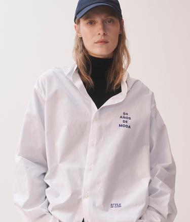 ENSEMBLE CHEMISE BLANCHE ET JEAN DENIM BEKA GVISHIANI - Bleu de Zara - Image 7
