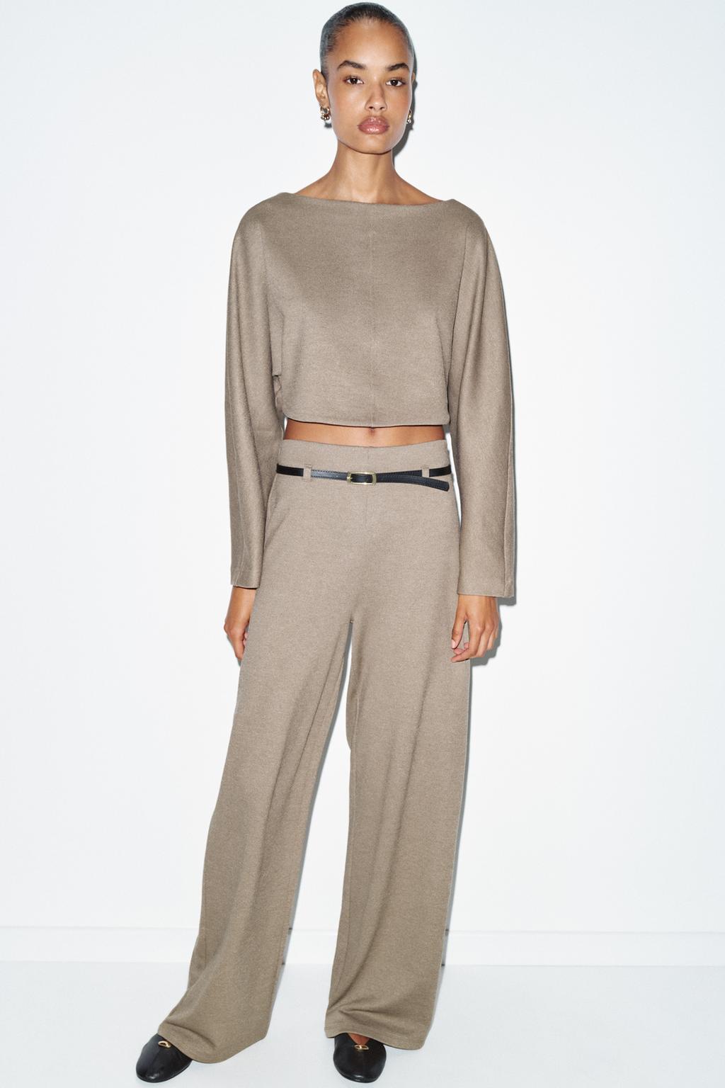 BELTED PALAZZO PANTS - image 2