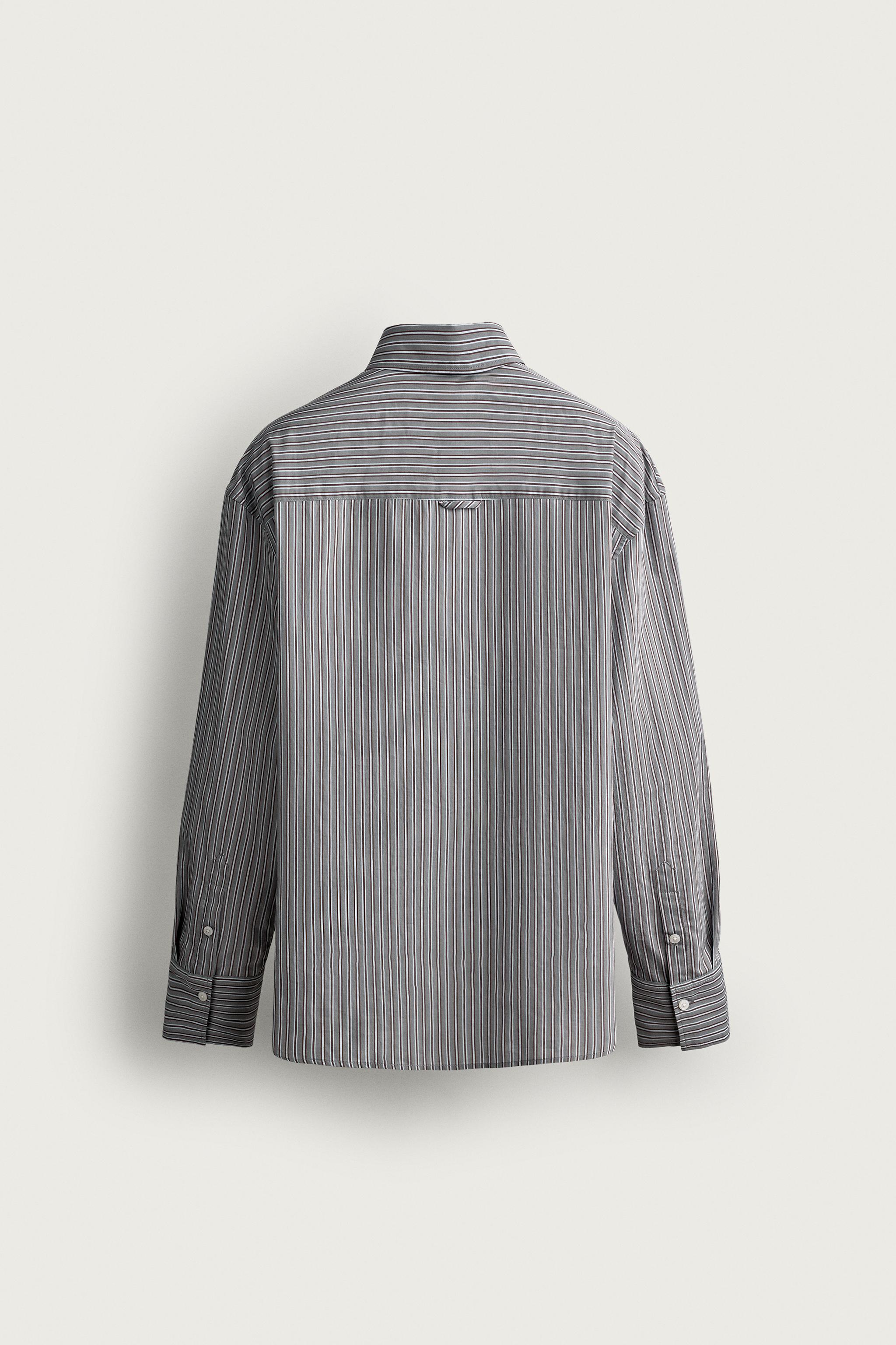 RELAXED FIT STRIPED SHIRT
