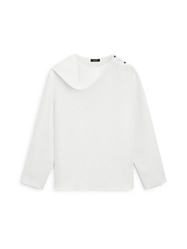 Chemisier fluide à boutons fantaisie - Blanc cassé de Zara