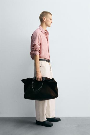 STRIPED FLOWING SHIRT - Pink by Zara - Image 3