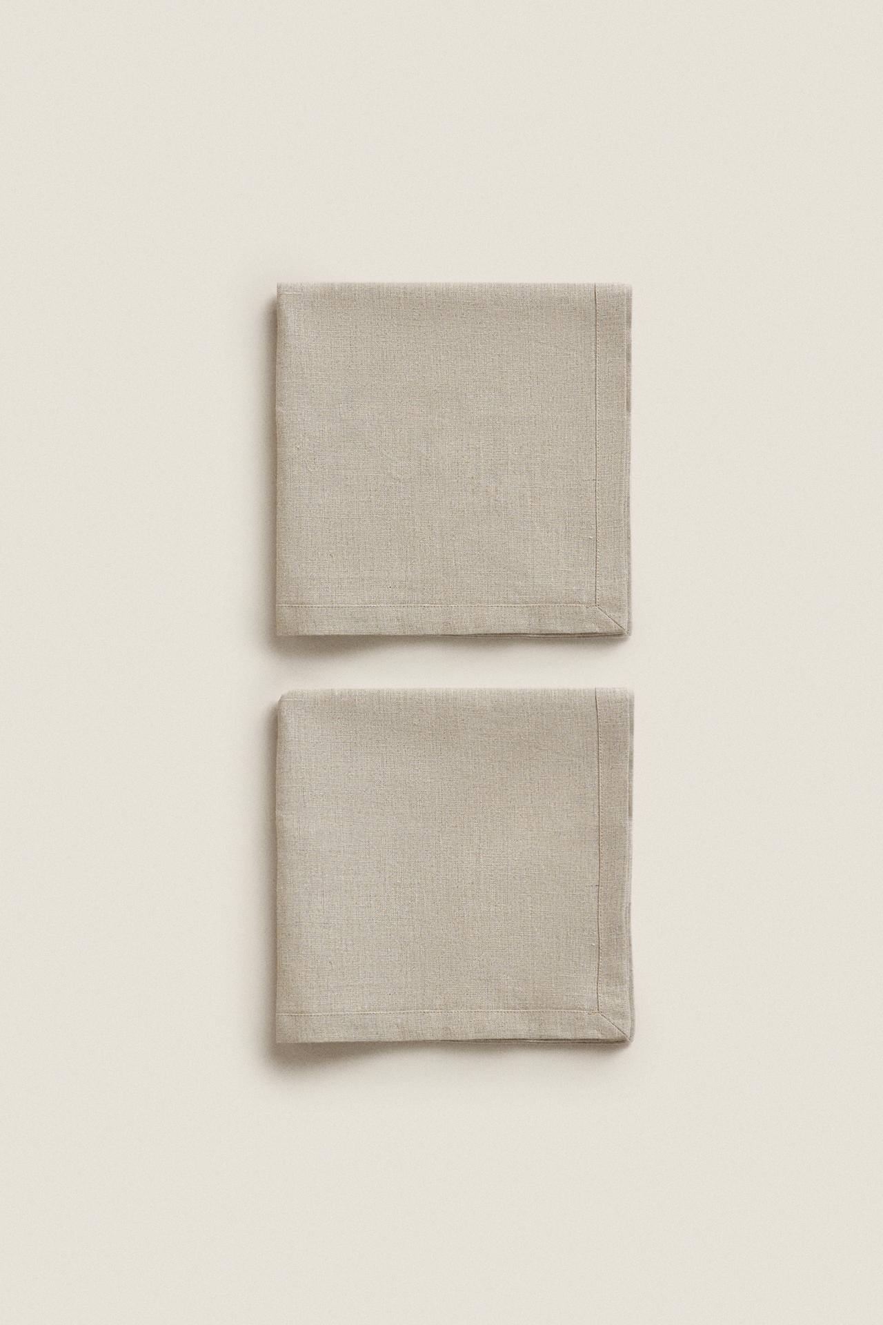 LINEN NAPKIN — Light beige
