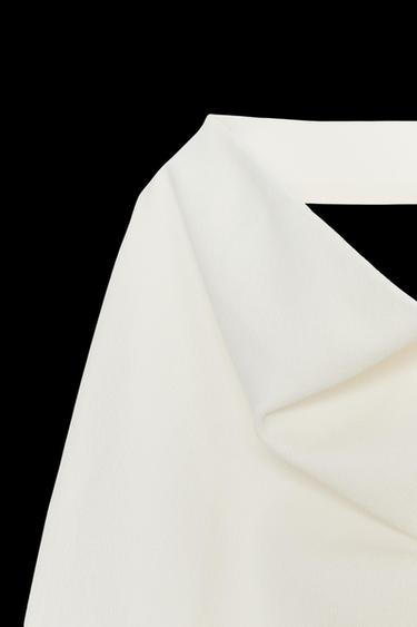 BODY HALTER ESPALDA DESCUBIERTA - Blanco roto de Zara
