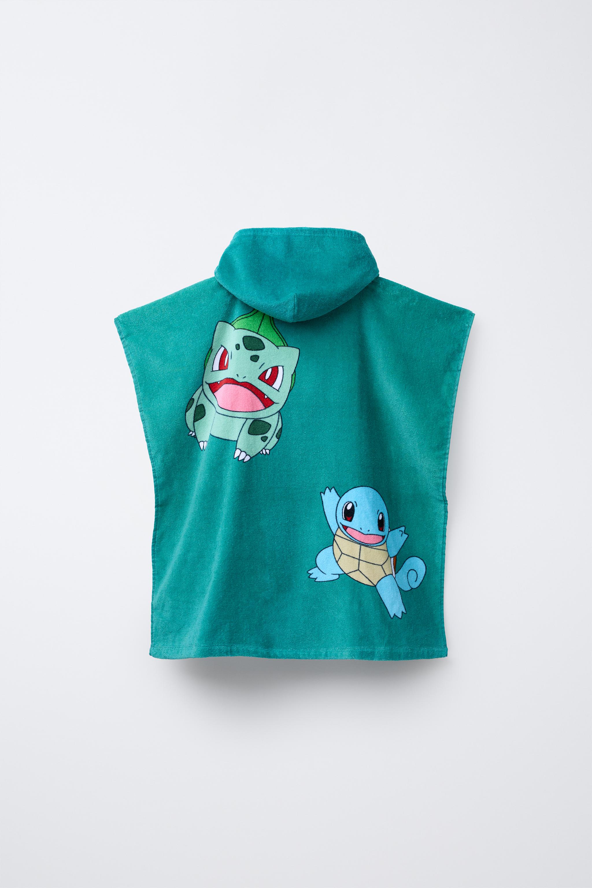 POKÉMON™ポンチョタオル - グリーン | ZARA Japan / 日本