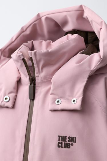 COLOUR BLOCK WATERPROOF AND WINDPROOF HOODED JACKET RECCO® SYSTEM SKI COLLECTION - Pink by Zara - Image 4