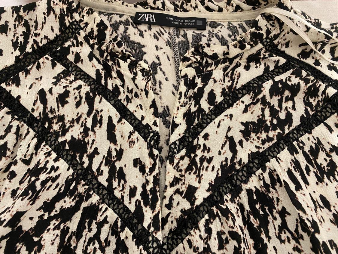 LACE-TRIMMED PRINTED DRESS - Image 6