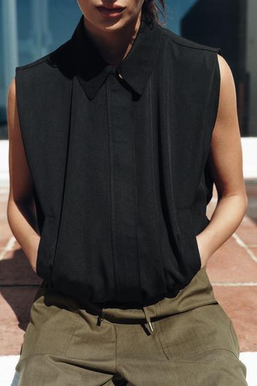 GILET BALLON - Noir de Zara - Image 5