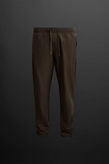 TECHNICAL TROUSERS - Brown by Zara - Image 0