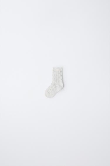 OPEN-KNIT SOCKS - White by Zara - Image 0