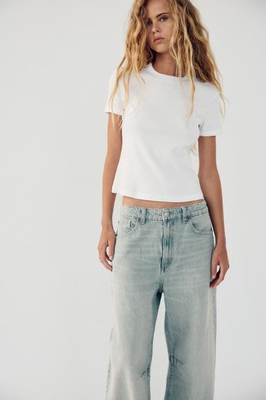 T-SHIRT AVEC COUTURE AU DOS - Blanc de Zara