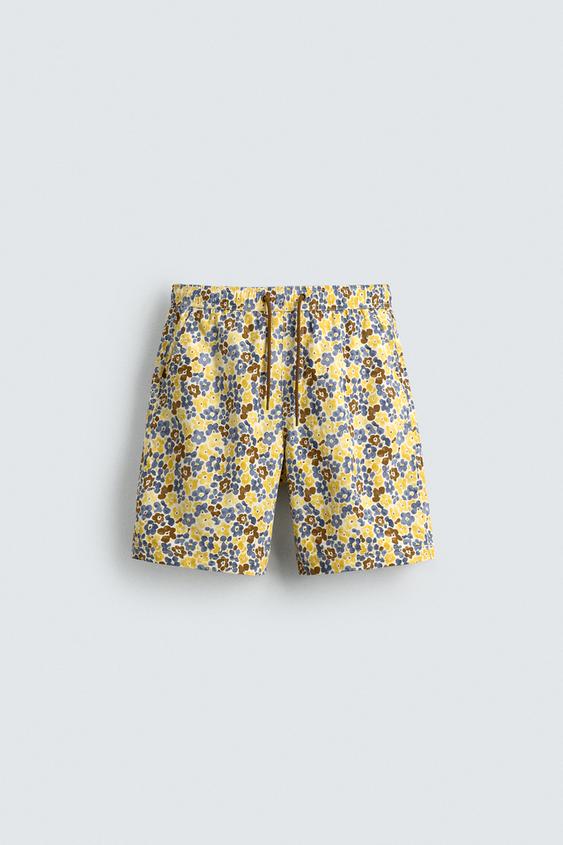 LONG FLORAL PRINT SWIMSUIT from Zara - $39.90